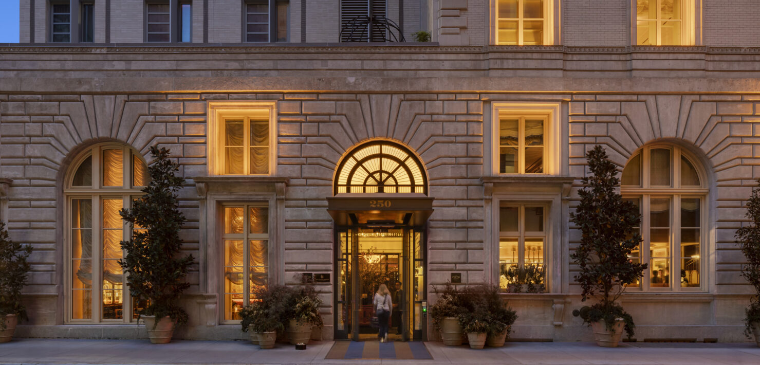 The Fifth Avenue Hotel exterior, Empire State Building beyond