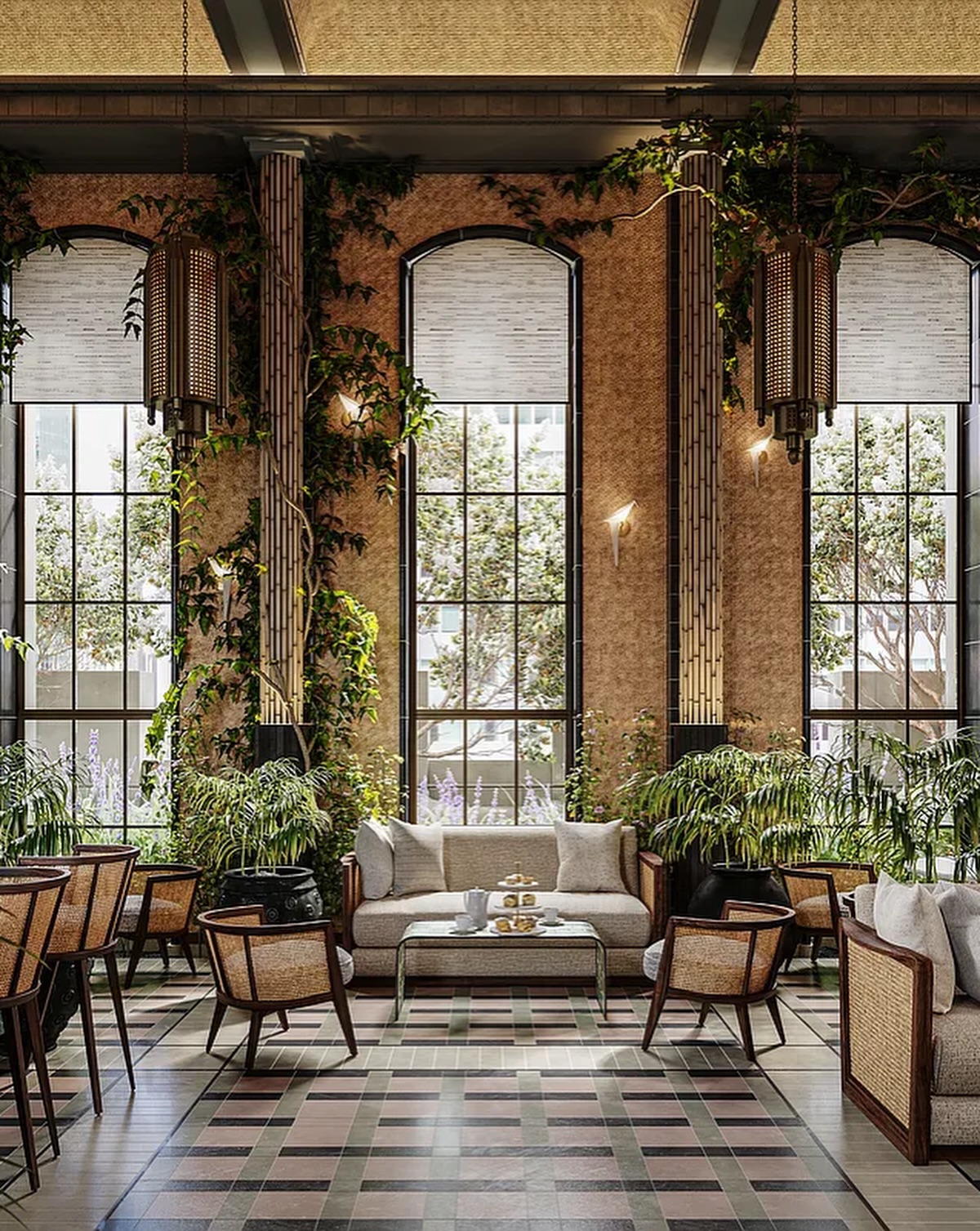 Waldorf Astoria residence lounge